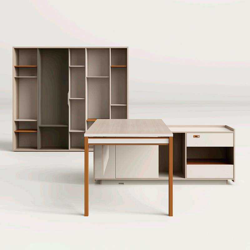 简约现代办公桌老板桌女经理办公桌椅组合班台时尚主管单人桌子