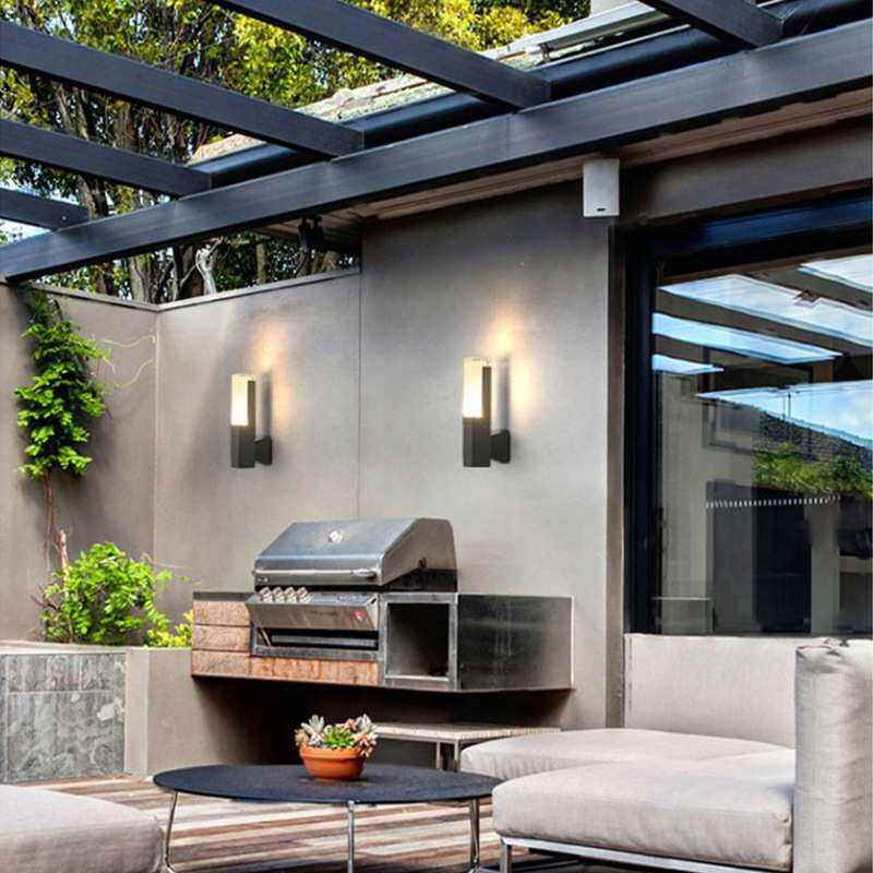 户外壁灯太阳能壁灯灯防水楼梯过道简约创意外墙灯庭院阳台壁灯