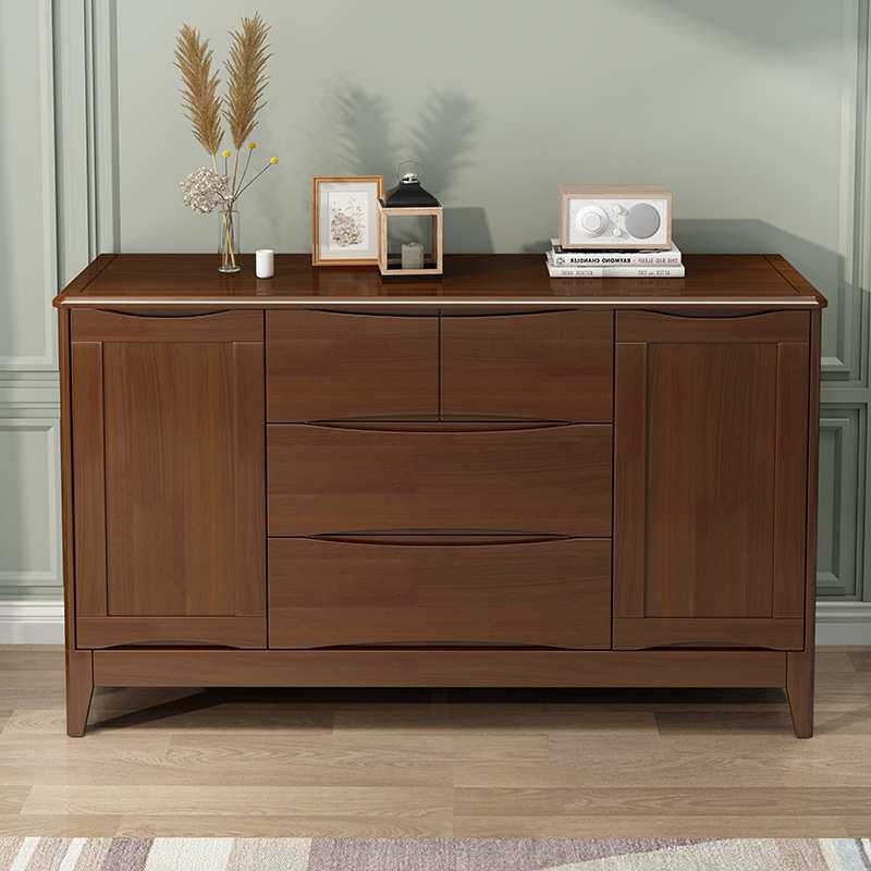 斗柜北欧实木餐边柜现代简约日式靠墙卧室客厅收纳斗柜多斗抽屉柜