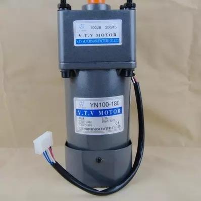 180W调速电机 VTV单相电机齿轮调速马达 YN100-180/100JB40G15
