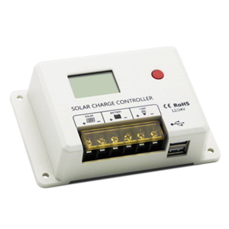 太阳能控制器10A20A30A4060A全自动通用智能充放电家用光伏控制器