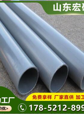 pvc地下预埋式穿线管通讯电力电缆保护管灰色upvc路灯线护套管