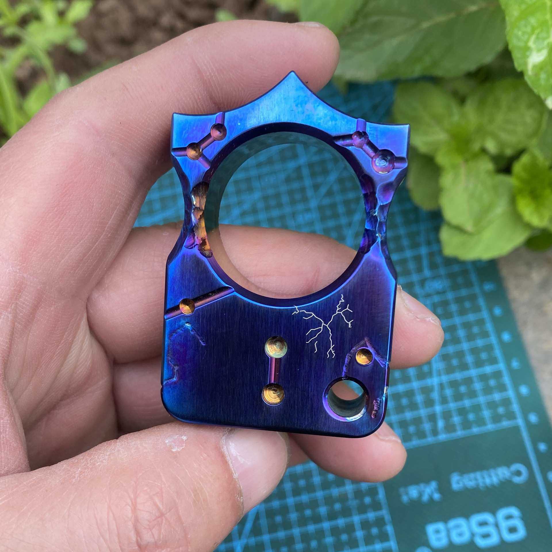 钛合金手工edc多功能工具便携开瓶器  开瓶器 EDC 指虎 破窗神器
