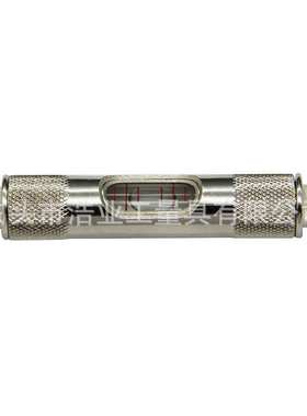 白色水泡水平尺 3分/2mm便携式水准器 85x14.3铝制条式水平仪