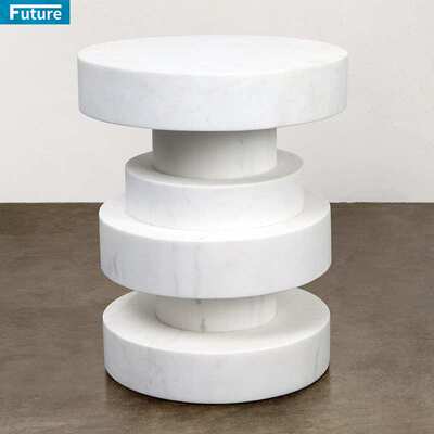 天然大理石餐桌茶几茶台意式极简现代轻奢饭桌台边桌酒店别墅家装