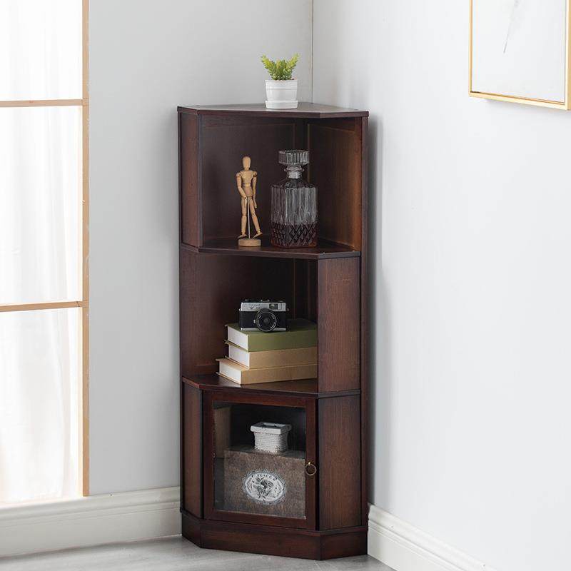 家用置物转角架落地扇形角落三角台面多层放锅架家用杂物收纳架子