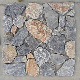 天然石材户外毛石外墙砖花园不规则乱石片铺地碎拼石太行山片石