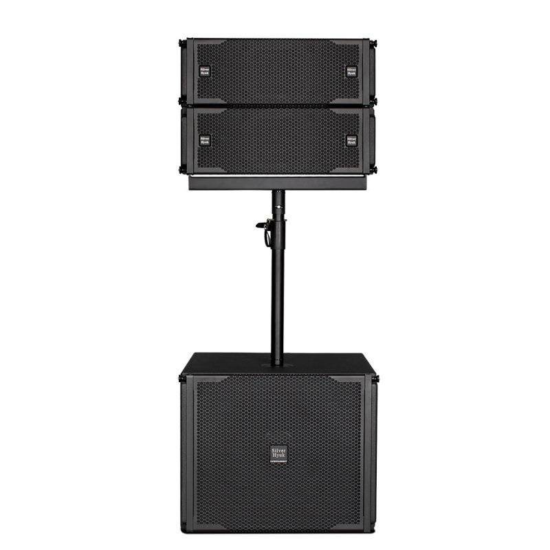 户外演出移动舞台音响设备双6.5寸线阵音箱有源线阵音响组合套装