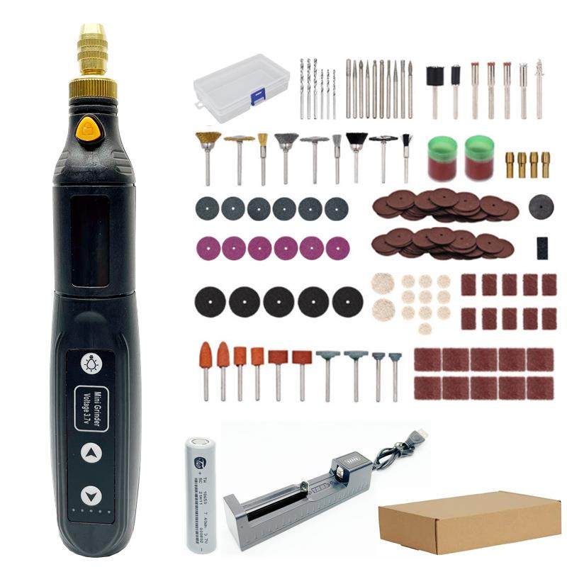 新品USB充电迷你电磨笔磨甲工具173PC微型雕刻机调速带灯手钻204,机械设备,其他机械设备,淘宝优惠券,粉丝福利购,淘宝优惠卷