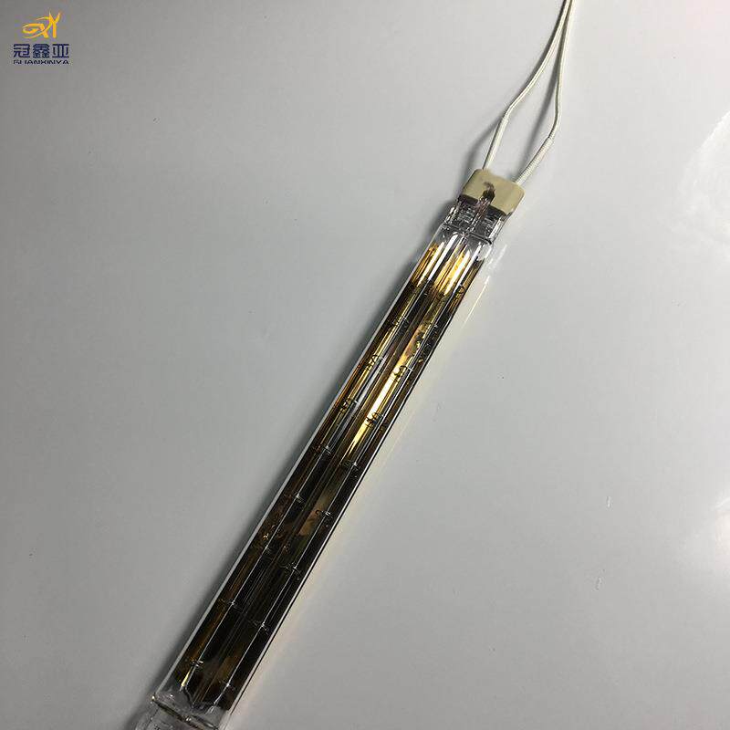 镀金红外线加热管 1.8KW350MM黄金管电热管 近红外线半镀金发热管