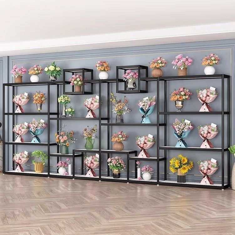 花店花架展架绿植架多肉货架盆花架子花束架展示架花桶货架鲜花架