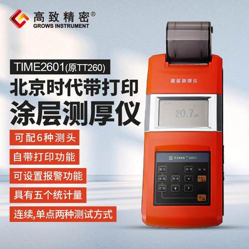 北京时代之峰TIME2601带打印涂层测厚仪 分体涂层测厚仪原TT260