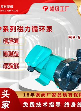 微型磁力泵电镀耐酸碱MP-55输送小型耐酸碱腐蚀离心泵化工循环泵