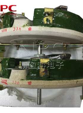 1000W双联瓷盘电阻BC1-2-500W470RJ大功率可调滑动圆盘绕线变阻器