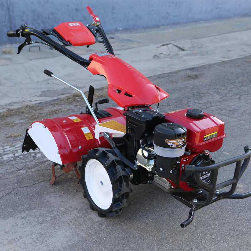 手扶柴油旋耕机果园农用机械松土耕地机15马力电启动小型拖拉机