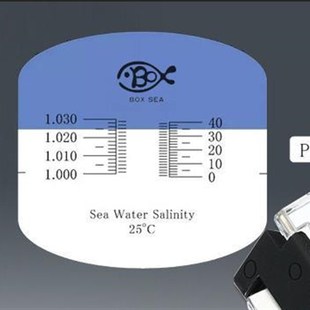 BOXSEA 25度温补盐度计 海水盐度计 养殖盐度计 大字体盐度计