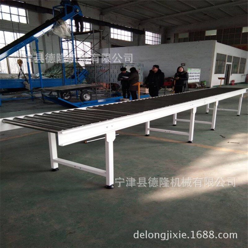 无动力滚筒线转弯机流水线动力滚筒输送机滚轴线托辊输送线分拣线