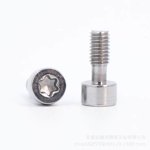 松不脱杯头光面内梅花槽面板不脱出细杆防脱螺钉M2-M8