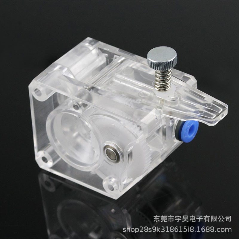 3D打印机配件 软性耗材Bondte BMG减速挤出机 双齿轮送料 透明版