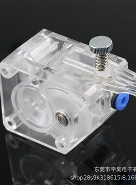 3D打印机配件 软性耗材Bondte BMG减速挤出机 双齿轮送料 透明版