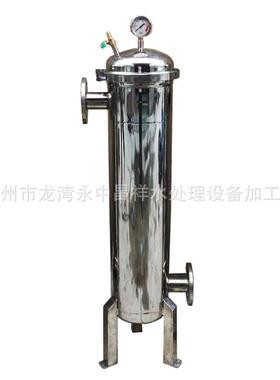 厂家生产直供质保2年加厚侧进侧出DN50法兰2号布袋式液体过滤器