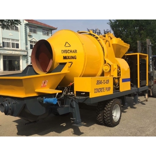 柴油拖泵 柴油机搅拌拖泵 Concrete mixer pump