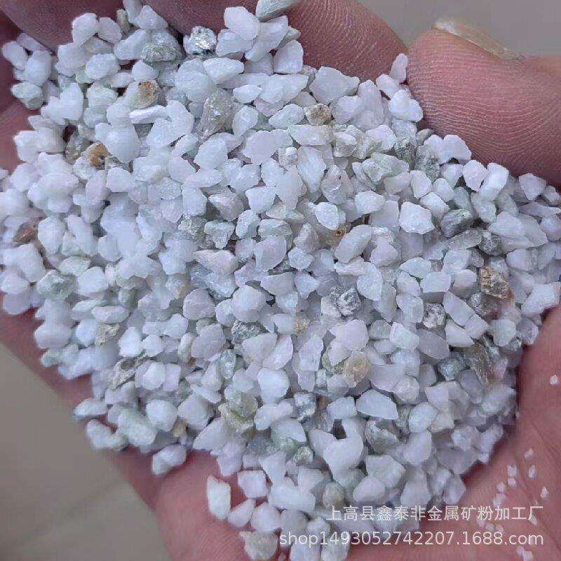 直销石英粉精致石英砂水处理用高纯白色干砂40-80目