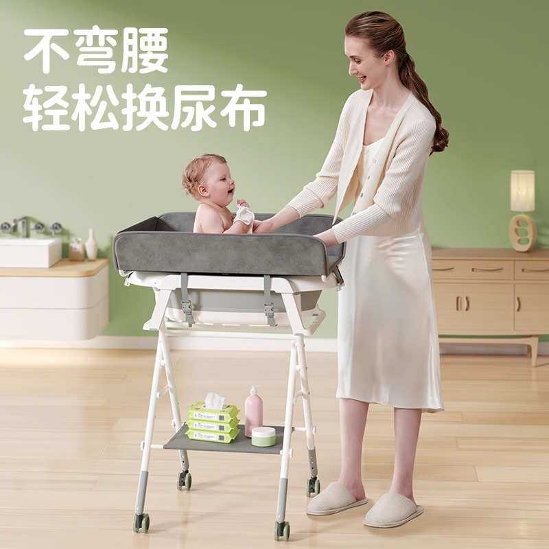 免弯腰婴儿洗澡盆折叠浴盆新生儿浴桶沐浴盆加高架子支架澡盆子