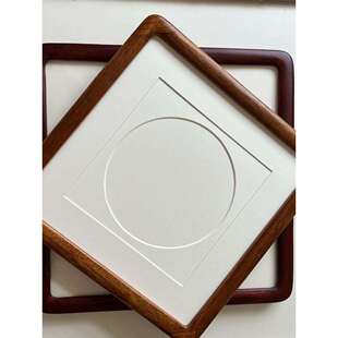 圆角实木装裱画框国画书法刺绣榫卯镜框带玻璃可裱框其他