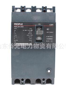 DL20-25R0/430RDL20-25200A250A电漏断路器3000MA0.2S