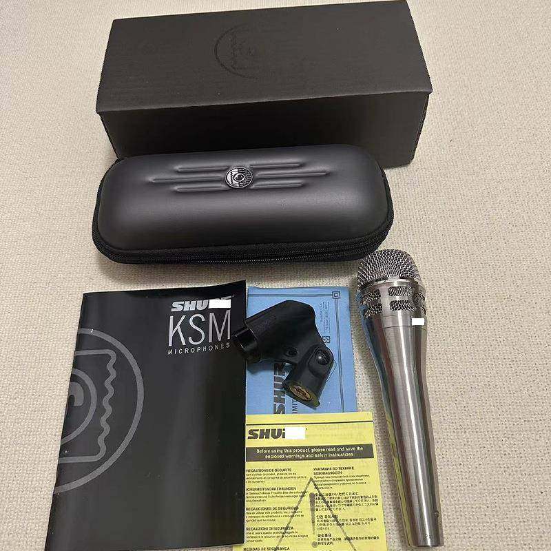 外贸高品质KSM8有线动圈麦克风演出舞台卡拉OK主持直播专业话筒
