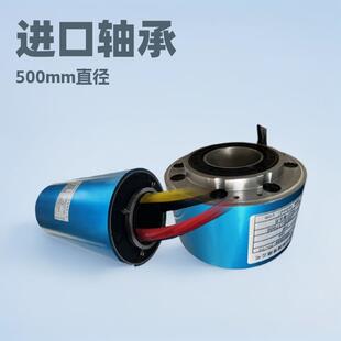 内径50mm以太网滑环千兆网百兆网传输导电环水晶接头电刷电机马达