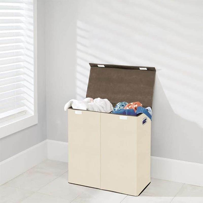 爆款超大分隔洗衣篮带可拆卸盖子便携可折叠便于存放阳台客厅可用,节庆用品/礼品,新娘配件,淘宝优惠券,粉丝福利购,淘宝优惠卷