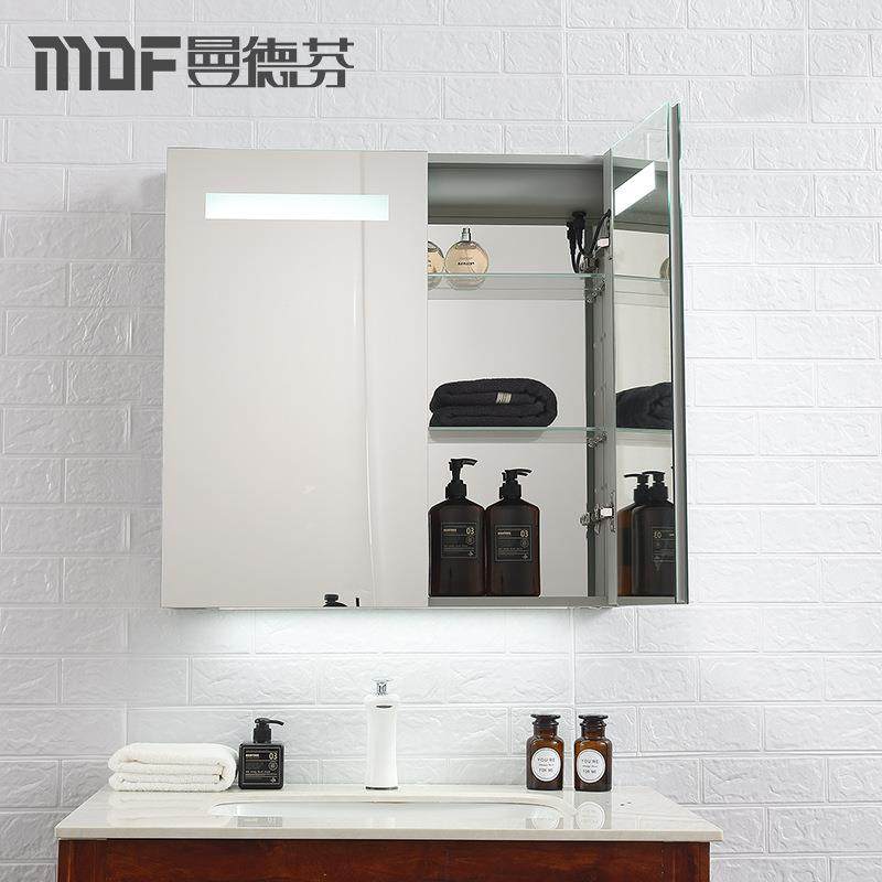 铝合金智能镜柜卫生间挂墙式带led灯无极调光镜箱镜柜储物柜,纺织面料/辅料/配套,纺织机械配件,淘宝优惠券,粉丝福利购,淘宝优惠卷