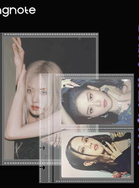 RINGNOTE3.5寸拍立得超透活页生写卡追星小卡相册内页替芯