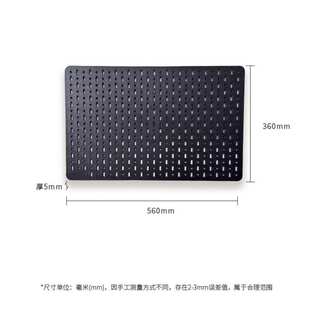 横板洞洞板收纳板厨房收纳56*36免打孔展示架置物架