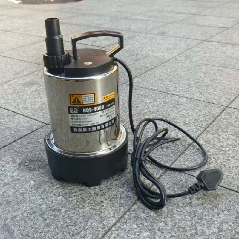 静音220V潜水泵假山循环 海鲜鱼池 鱼缸循环水泵花园浇水泳池换水