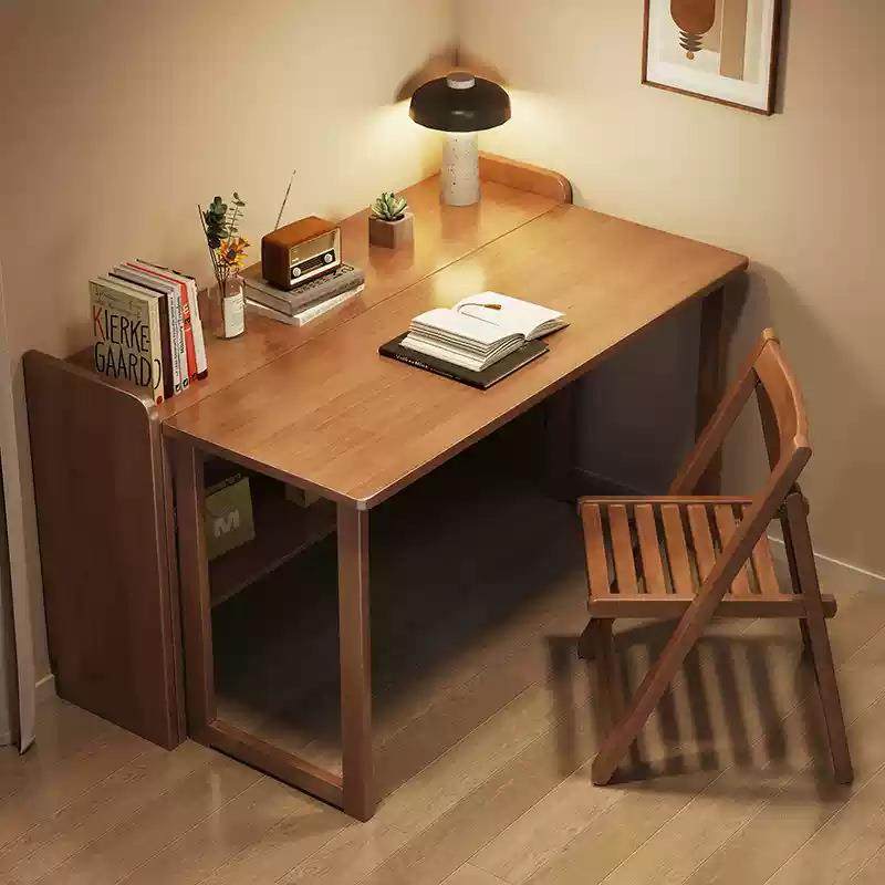 实木书桌家用书柜一体办公桌儿童书房客厅现代简约写字折叠书桌,模玩/动漫/周边/娃圈三坑/桌游,模型制作工具/辅料耗材,淘宝优惠券,粉丝福利购,淘宝优惠卷