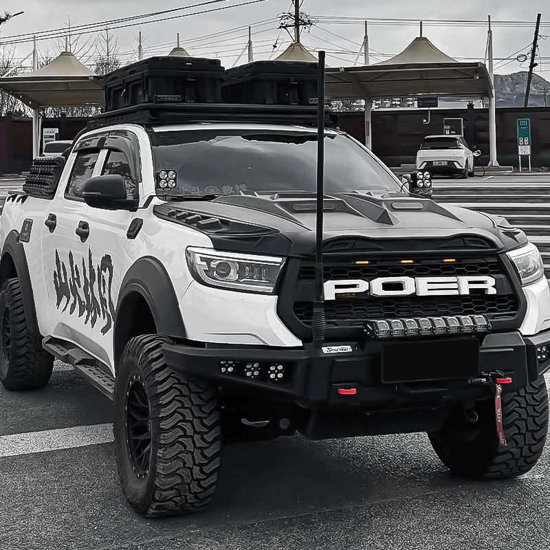 适用23-25款长城商用炮皮卡中网改装黑武士全车套装替换中网装饰