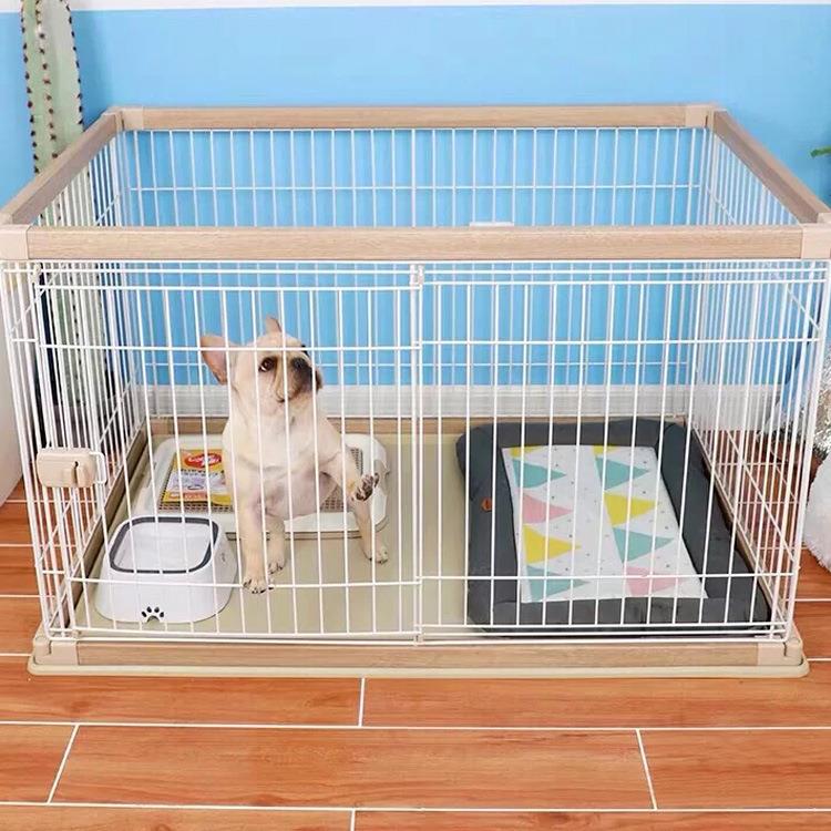 爱丽思狗笼子狗围栏法斗中小型犬爱丽丝室内狗笼狗狗栅栏木笼