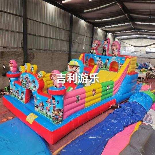 儿童充气城堡家用室内小型气堡宝宝游乐场滑梯蹦床跳床