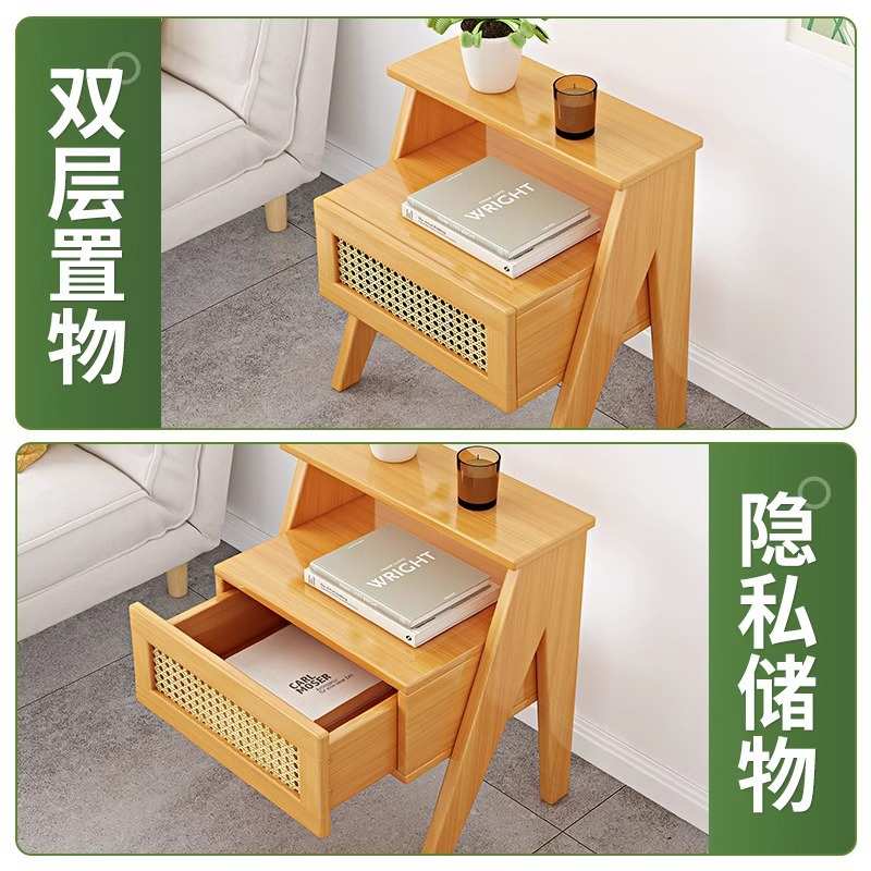 订制床头柜简约现代简易小型家用收纳小柜子储物柜置物架卧室出租