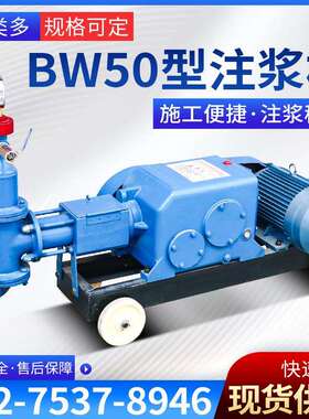 BW50灰浆注浆机小型电动活塞灰浆灌浆机BW60砂浆注浆机