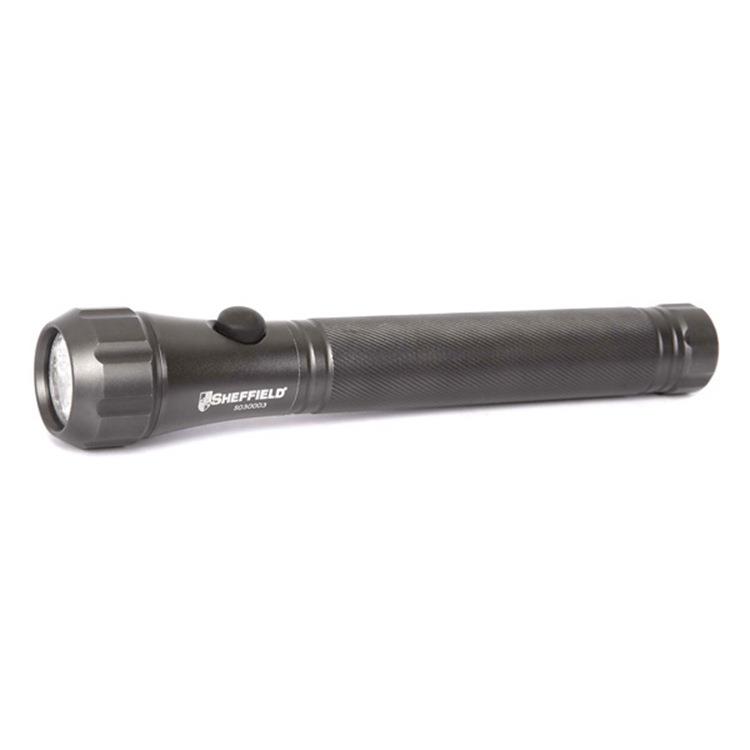 钢盾工具9LED铝合金手电筒小手电S0300032节5号电池