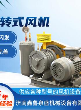 回转风机220V/380V污水处理曝气低耗能低噪音大风量回转式鼓风机