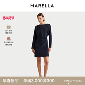 2026早春新品 MARELLA 女装 修身 圆领连衣裙3221146102