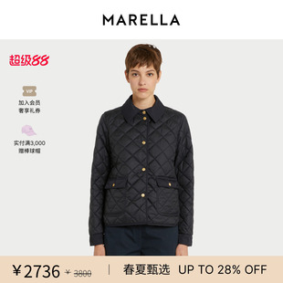 【春夏新降】 MARELLA女装直筒衬衫领棉服外套3481026402