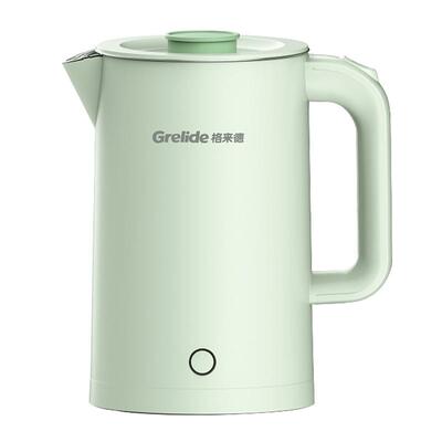 格来德电热水壶家用304不锈钢1.7L大容量烧水壶双层防烫D2818A