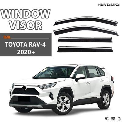 适用于TOYOTARAV-4不锈钢晴雨挡雨板雨眉侧窗导流板Windowvisor