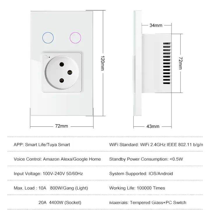 外贸118WIFI智能涂鸦欧式